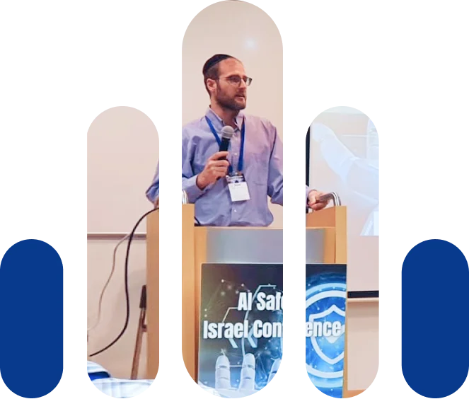 דוד מנהיים נואם על בינה מלאכותית